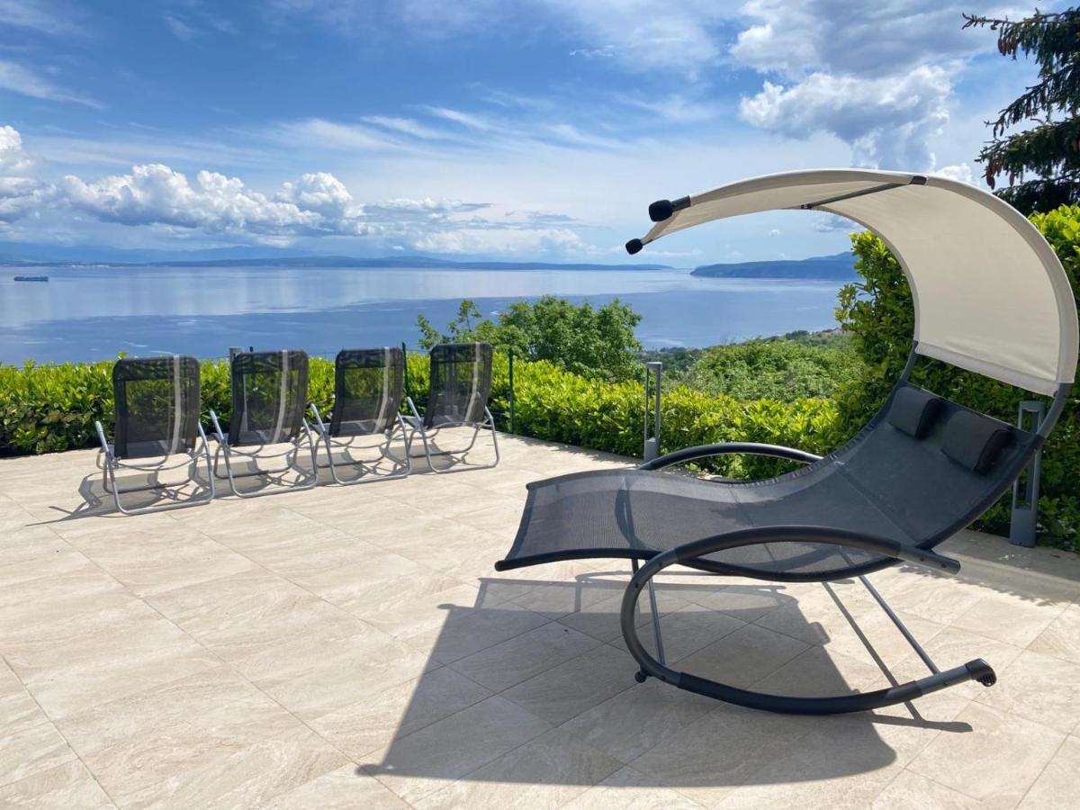 Luxury Villa Eternity - Marvelous Sea View - Box Spring Beds - Opatija-Poljane Eksteriør billede