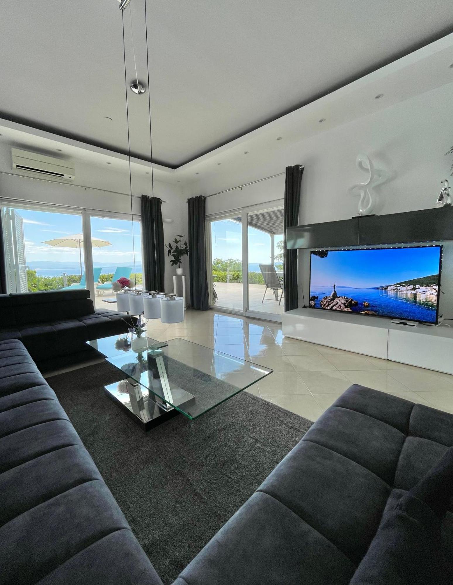 Luxury Villa Eternity - Marvelous Sea View - Box Spring Beds - Opatija-Poljane Eksteriør billede