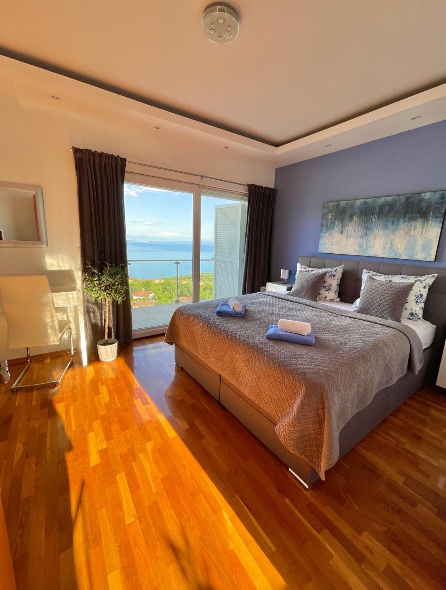 Luxury Villa Eternity - Marvelous Sea View - Box Spring Beds - Opatija-Poljane Eksteriør billede